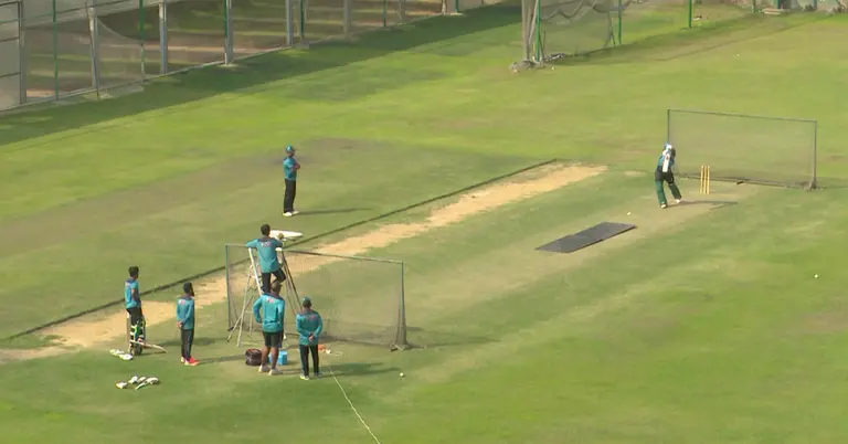 অনুশীলনে ব্যস্ত বাংলাদেশ ক্রিকেট টিম